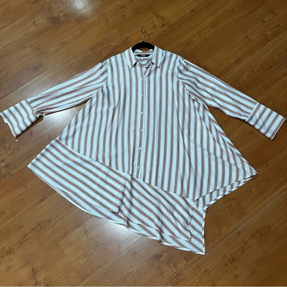 TOV asymmetrical tunic top LARGE